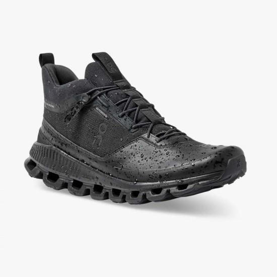 On Cloud Hi Waterproof All Black Men