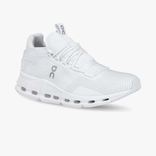 on Running Cloudnova All White (Women's)