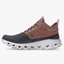 On Cloud Hi Waterproof Cocoa/Pebbl Women