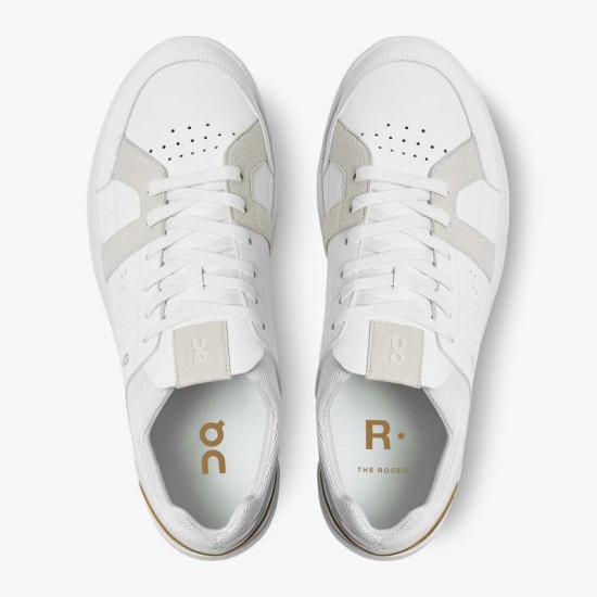 On THE ROGER Clubhouse White/Bronz Women